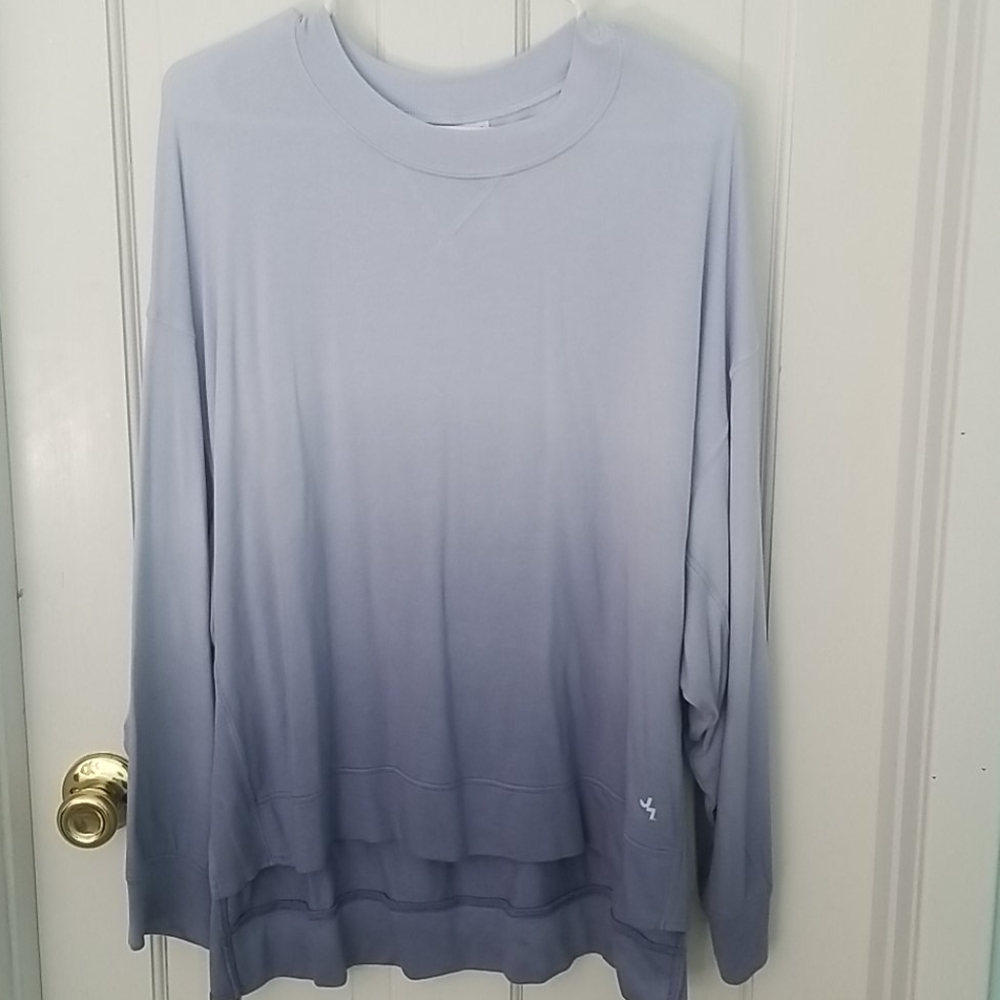 Ombre oversized yoga sweatshirt - Picture 1 of 4
